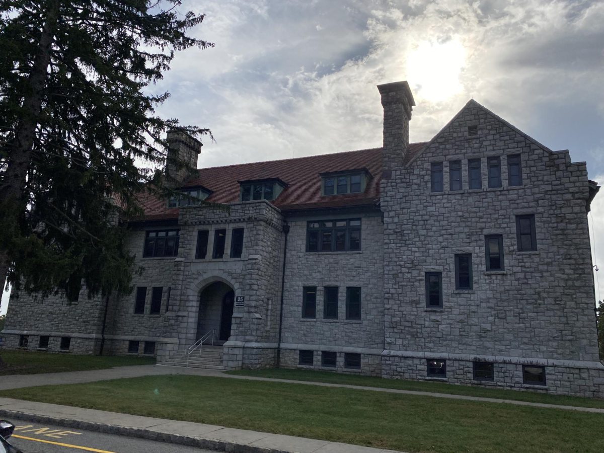 The Olcott Building, located in front of BHS, is now used for school offices