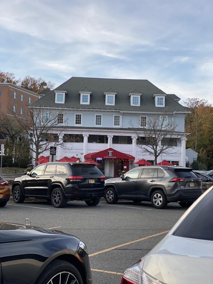 The Exterior of The Station, located on 45 Mine Brook Road, Bernardsville, NJ.